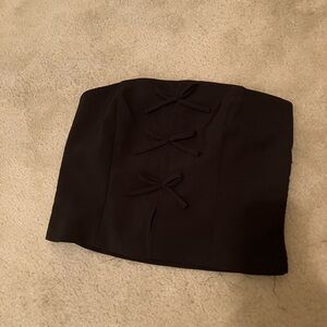 Elegant Black Crop Top